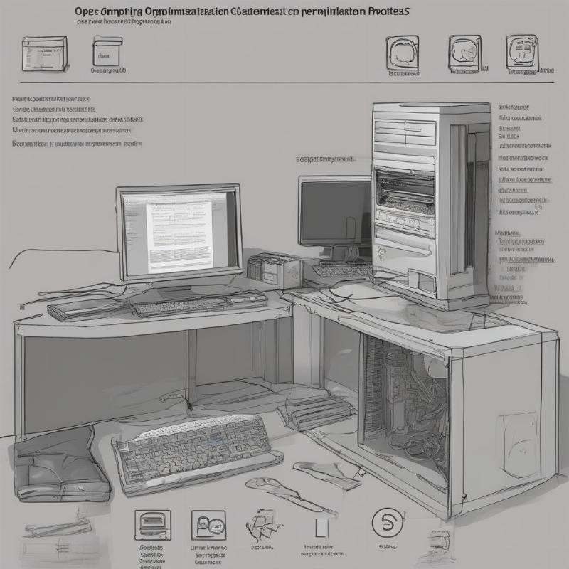 Một giao diện phần mềm tối ưu hóa hệ thống máy tính, hiển thị các tùy chọn dọn dẹp và cải thiện hiệu suất, hoàn thành quy trình cài máy tính tại nhà.